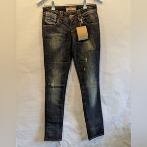 GALLIANO low rise deadstock jeans 26 BNWT
